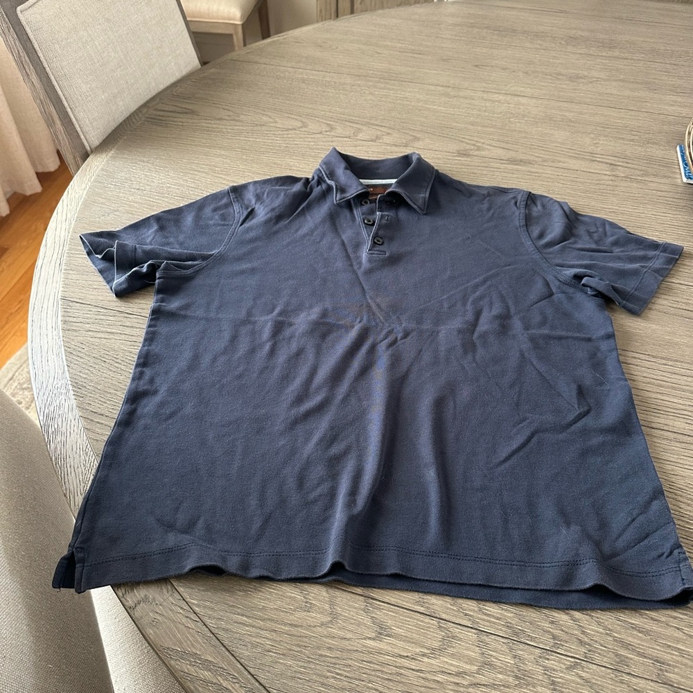 Perry Ellis Dark Blue Polo Shirt